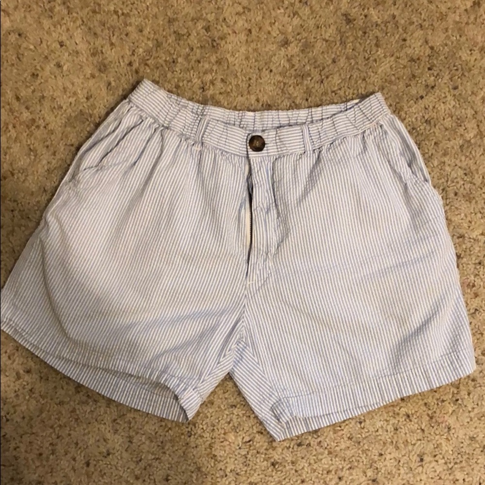 Chubbies seersucker shorts